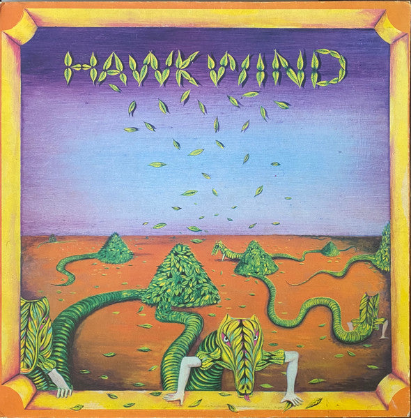 Image of Front Cover of 4924049E: LP - HAWKWIND, Hawkwind (Liberty Black With Blue/Yellow; LBS 83348, UK 1970, Gatefold)   VG/VG