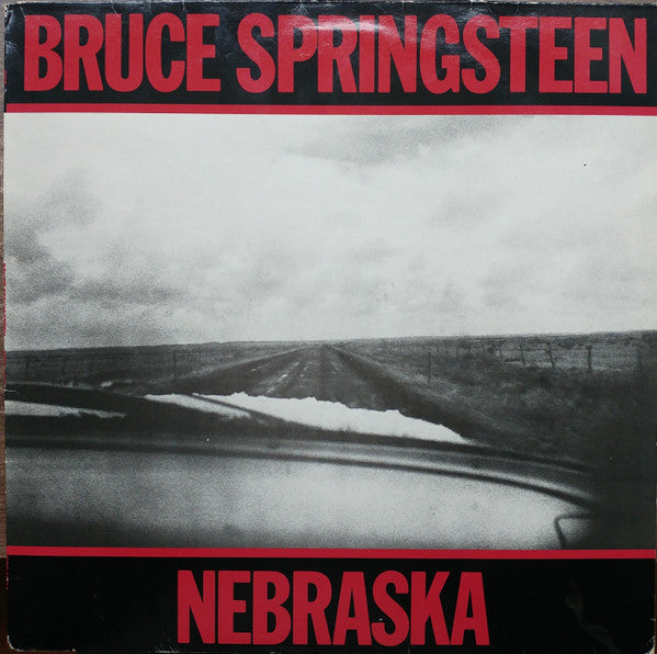 Image of Front Cover of LP - G+/G - BRUCE SPRINGSTEEN, Nebraska (CBS Orange/Yellow; CBS 25100, UK 1982, Inner, CB 271 Price Code / 57 On Rear Of Sleeve.), Sleeve worn & creased.,  - 4116220C