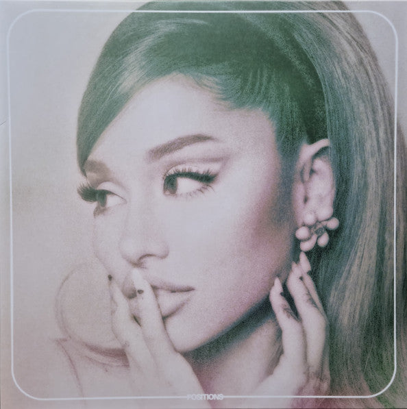Image of Front Cover of LP - VG+/VG+ - ARIANA GRANDE, Positions (Republic Records ; 00602435450902, Europe 2021, Insert, Coke Bottle Clear vinyl.), Strong VG+, Corner Bump,  - 2426149E