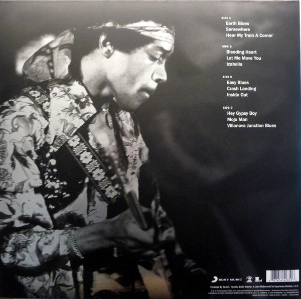 Image of Back Cover of 2xLP - EX/VG+ - JIMI HENDRIX, People, Hell And Angels (Experience Hendrix; 88765442851, Europe 2013, Metallic Gatefold, Booklet), Still In Opened Shrinkwrap With Hype Sticker,  - 3416057C