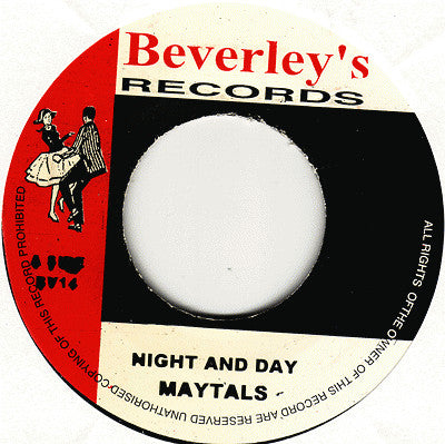 Image of Front Cover of 7" - /EX - THE MAYTALS, Night And Day (Beverley's Records ; BV14, UK 2012 Reissue), Looks unplayed, clean labels.,  - 4016453C