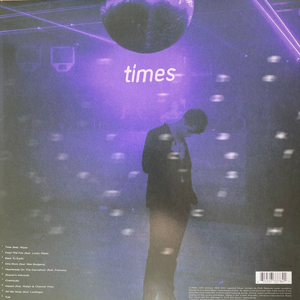 Image of Back Cover of LP - EX/VG+ - SG LEWIS, Times (PMR Records; EMIV 2022, Europe 2021, Picture Sleeve, Booklet & Inner), ,  - 1726415E