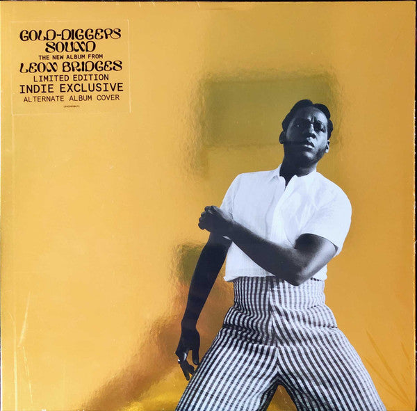 Image of Front Cover of LP - VG+/EX - LEON BRIDGES, Gold-Diggers Sound (Columbia ; 19439890671, Europe 2021, Metallic Sleeve, Inner & Booklet), Excellent copy,  - 3526320E