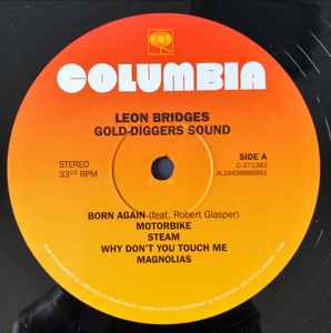 Image of Label Cover of LP - VG+/EX - LEON BRIDGES, Gold-Diggers Sound (Columbia ; 19439890671, Europe 2021, Metallic Sleeve, Inner & Booklet), Excellent copy,  - 3526320E