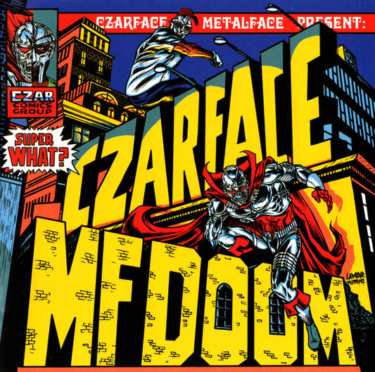 Image of Front Cover of 4215100C: CD - CZARFACE & MF DOOM, Super What? (Silver Age; SIL 015-CD, US 2021)   EX/EX