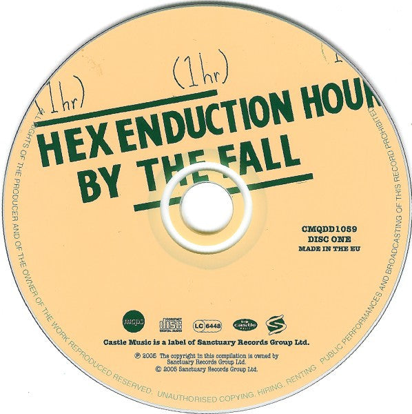 Image of Label Cover of 2xCD - VG+/VG - THE FALL, Hex Enduction Hour (Castle Music ; CMQDD1059, UK 2005 Reissue, Jewel Case & Slipcase, Expanded Edition), Just a few fine, light marks. DNAP.,  - 3216311C