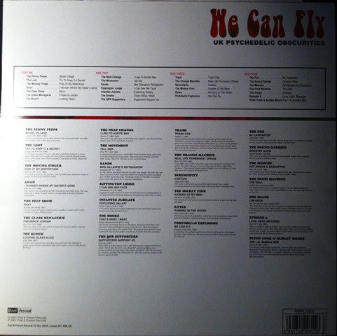 Image of Back Cover of 2xLP - VG+/EX - VARIOUS, We Can Fly (Past & Present; PAPRLP2031, UK 2001), ,  - 2926136E