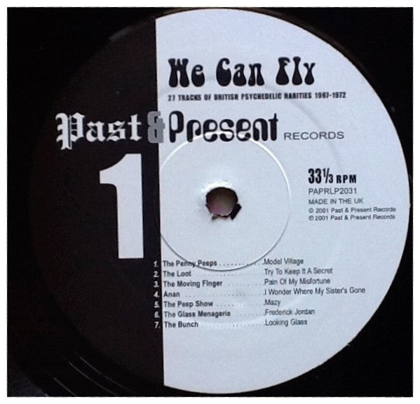 Image of Label Cover of 2xLP - VG+/EX - VARIOUS, We Can Fly (Past & Present; PAPRLP2031, UK 2001), ,  - 2926136E