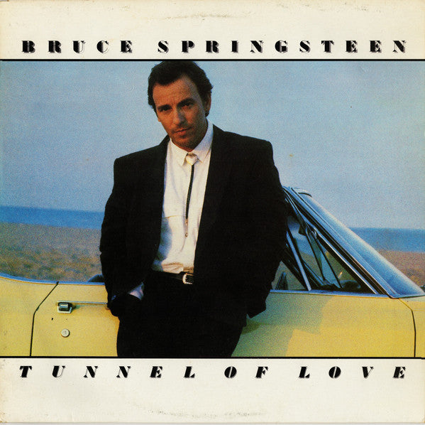 Image of Front Cover of LP - VG/VG - BRUCE SPRINGSTEEN, Tunnel Of Love (CBS Red Label; 460270 1, UK 1987, Inner, "Made In England" Rim text, CBS Bottom Of Both Labels), Strong VG, Sticker Residue on Sleeve,  - 4326100E