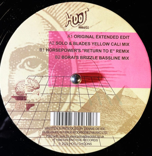 Image of Front Cover of 12" - /VG - LENNIE DE ICE, We Are IE (Hooj Choons; HOOJ151, UK 2022, Plain Sleeve), ,  - 1426074E