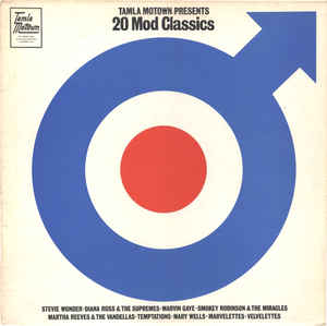 Image of Front Cover of LP - VG/VG - VARIOUS, 20 Mod Classics (Tamla Motown; STML12125, UK 1979, Mono), ,  - 2326032E