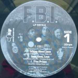 Image of Label Cover of LP - VG+/G+ - FBI, FBI (Soul Brother; LPSBCS8, UK 2001 Reissue), Marks on disc. Plays well.,  - 2126114E
