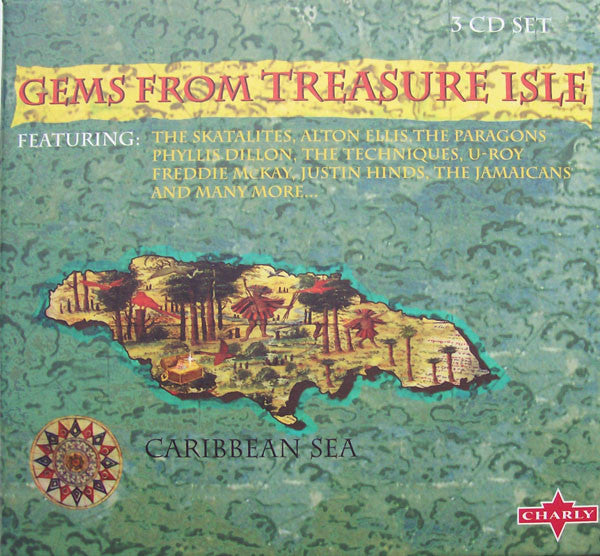 Image of Front Cover of 3xCDs - VG+/VG - VARIOUS, Gems From Treasure Isle (Charly Records ; SNAJ 702 CD, Europe 2001, Clamshell Box Set, Booklet), ,  - 3416558C