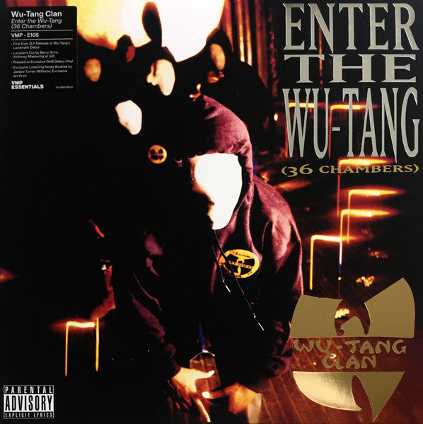 Image of Front Cover of 2xLP - VG+/VG+ - WU-TANG CLAN, Enter The Wu-Tang (36 Chambers) (RCA; 19439893981, US 2021, Booklet, Print, With Obi, Gold Galaxy Vinyl, Club Edition), Strong VG+ copy. ,  - 3846102S