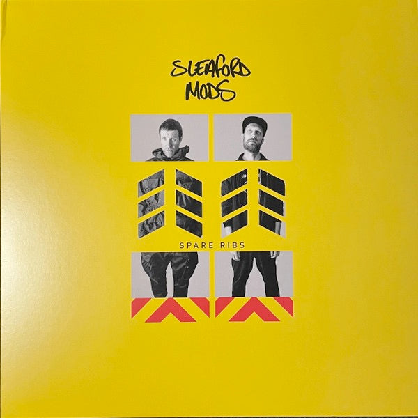 Image of Front Cover of LP - EX/EX - SLEAFORD MODS, Spare Ribs (Rough Trade; RT0197LP, UK 2021, Non Die-Cut Sleeve, Inner), Opened Instore, Still In Shrinkwrap,  - 4046262S