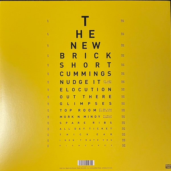 Image of Back Cover of LP - EX/EX - SLEAFORD MODS, Spare Ribs (Rough Trade; RT0197LP, UK 2021, Non Die-Cut Sleeve, Inner), Opened Instore, Still In Shrinkwrap,  - 4046262S