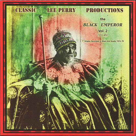 Image of Front Cover of 5055045S: LP - VARIOUS, Lee Perry The Black Emperor Vol.2 (Vocals) (Studio 16 ; STU16LP 017-1, UK 2022)   NEW/NEW
