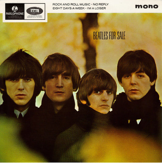Image of Front Cover of 7" EP - VG/VG+ - THE BEATLES, Beatles For Sale (Parlophone ; GEP 8931, UK 1965, Laminated Flipback Sleeve, Mono, First Pressing With "Sold in the U.K. subject to resale price conditions, see price lists" On Labels), Damage To Sleeve Opening,  - 2526272E