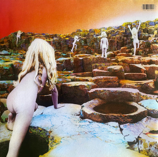 Image of Back Cover of LP - G+/G+ - LED ZEPPELIN, Houses Of The Holy (Atlantic; K 50 014, Europe 1980s Reissue, Gatefold, Inner, Missing the OBI), Water damage to sleeve. ,  - 2626020E
