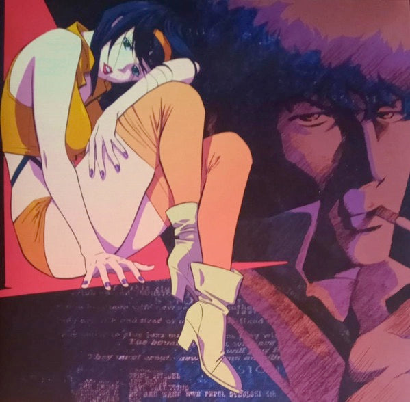 Image of Front Cover of 2xLP - EX/EX - THE SEATBELTS, Cowboy Bebop (Original Series Soundtrack) (Milan; 19439787681, Europe 2021 Reissue, Gatefold, 2 Inners, Red/Gold Translucent Marbled Vinyl, Purple Translucent Marbled Vinyl), Opened Instore, Still In Stickered Shrinkwrap,  - 3646023S