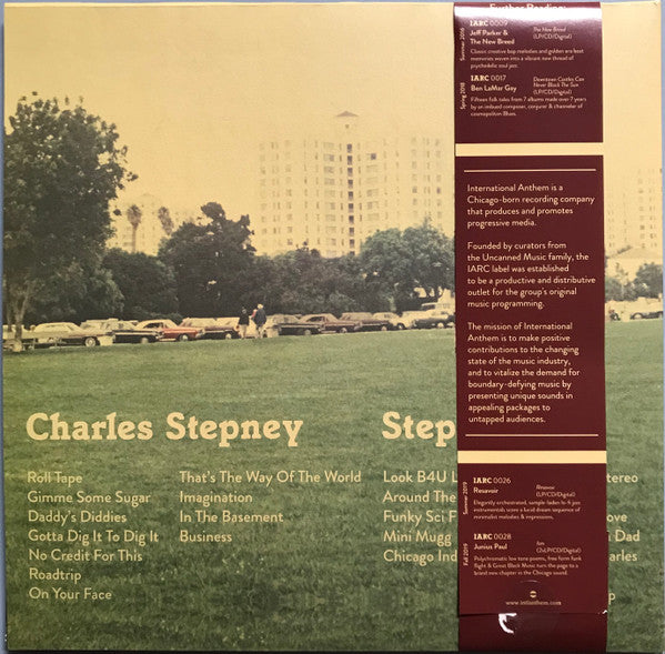 Image of Back Cover of 4254529S: 2xLP - CHARLES STEPNEY, Step On Step (International Anthem Recording Company; IRAC 0055,  2022, Gatefold, 2 Inners, Obi)   NEW/NEW