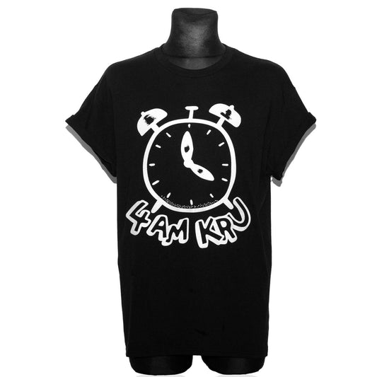 Image of Front Cover of 2814075C: Accessories - 4AM KRU, 4am Kru Glow-In-The-Dark Logo T-Shirt (Black) XL (, UK )   NEW/NEW