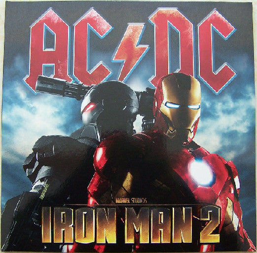 Image of Front Cover of 2xLP - VG+/EX - AC/DC, Iron Man 2 (Columbia; 88697661581, Europe 2010, Gatefold, 2 Inners, 180 Gram Vinyl), Still in hype stickered shrinkwrap.,  - 4116351C