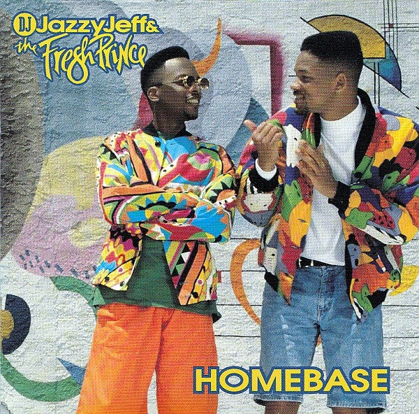 Image of Front Cover of 3345250S: LP - DJ JAZZY JEFF & THE FRESH PRINCE, Homebase (Jive; 1392-1-J, US 1991, Inner) Very slight pop on the B-side.  VG+/VG