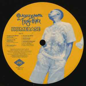 Image of Label Cover of 3345250S: LP - DJ JAZZY JEFF & THE FRESH PRINCE, Homebase (Jive; 1392-1-J, US 1991, Inner) Very slight pop on the B-side.  VG+/VG