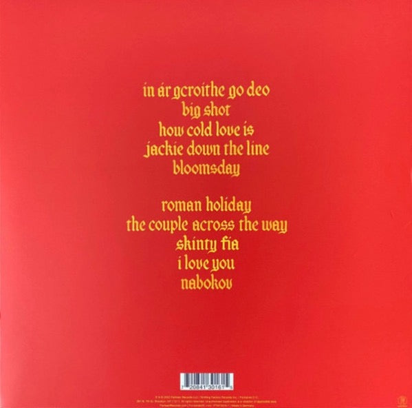 Image of Back Cover of LP - EX/EX - FONTAINES D.C., Skinty Fia (Partisan Records ; PTKF3016-1, Europe 2022, Inner, Black Vinyl), ,  - 3226170E