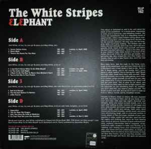 Image of Back Cover of 3914323C: 2xLP - THE WHITE STRIPES, Elephant (XL Recordings; XLLP 162, UK 2003, Textured Gatefold Sleeve, 2 Inners)   VG+/VG