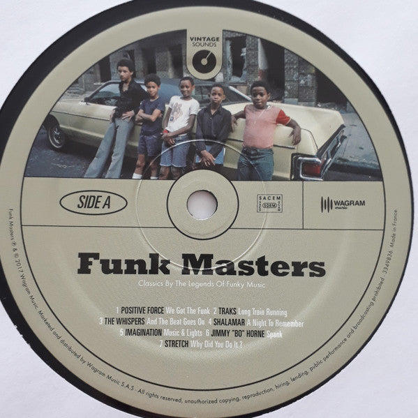 Image of Label Cover of LP - VG/VG - VARIOUS, Funk Masters (Classics By The Legends Of Funky Music) (Wagram Music; 3349836, France 2017), ,  - 3426037E