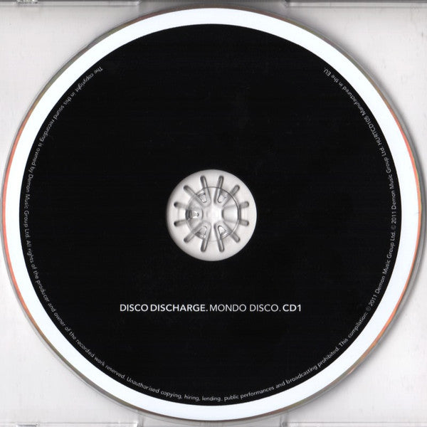 Image of Label Cover of 2xCD - EX/EX - VARIOUS, Disco Discharge. Mondo Disco (Harmless; HURTCD105, UK 2011, Slipcase), ,  - 1256057S