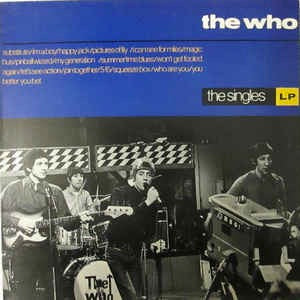 Image of Front Cover of 4814267C: LP - THE WHO, The Singles (Polydor; WHOH 17, UK 1984)   VG/VG