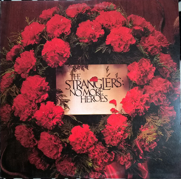 Image of Front Cover of 2714378C: LP - THE STRANGLERS, No More Heroes (United Artists Records; UAG 30200, UK 1977, Inner) Light marks, Sleeve has small corner bump.   VG+/VG