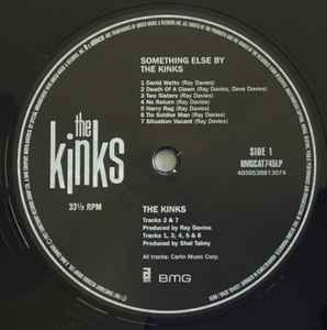 Image of Label Cover of 4735157E: LP - THE KINKS, Something Else by the Kinks. (BMG; 4050538813074, UK 2022 Reissue)   NEW/NEW