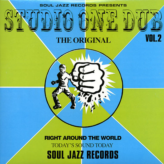 Image of Front Cover of 2414425C: 2xLP - VARIOUS ARTISTS, Studio One Dub Vol. 2 (Soul Jazz Records; SJR LP 166, UK 2007, 2 Inners) Sleeve in shrink.  VG+/VG+