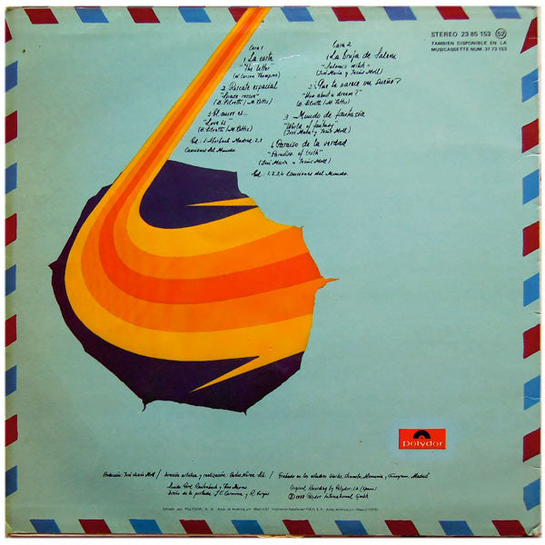 Image of Back Cover of 4244064S: LP - ZOOM, Zoom (Polydor ; 23 85 153, Spain 1978, Glossy Sleeve)   VG+/VG+