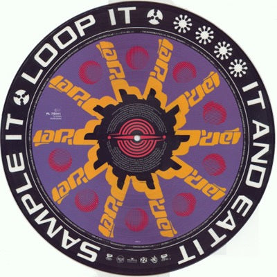 Image of Label Cover of LP - G+/G+ - POP WILL EAT ITSELF, Cure For Sanity (RCA; PL 75041, UK & Europe 1991 Reissue, Clear Plastic Sleeve With Card Inner, Picture Disc), Chip in plastic sleeve at bottom, Light wispy marks to picture disc. ,  - 3616099C