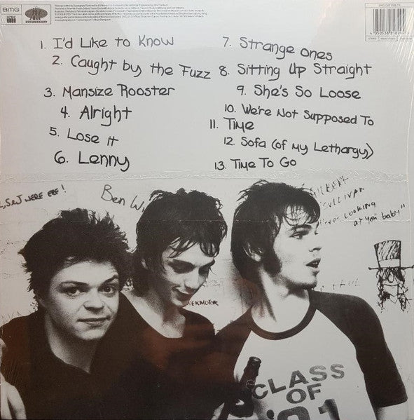 Image of Back Cover of 3054078S: LP - SUPERGRASS, I Should Coco (BMG; 4050538818994, Europe 2022 Reissue, Inner, National Album Day 2022)   NEW/NEW