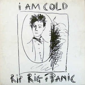 Image of Front Cover of 2xLP - VG/VG+ - RIP RIG + PANIC, I Am Cold (Virgin; V2228, UK 1982), Sticker residue and edge/corner wear. ,  - 2126312E