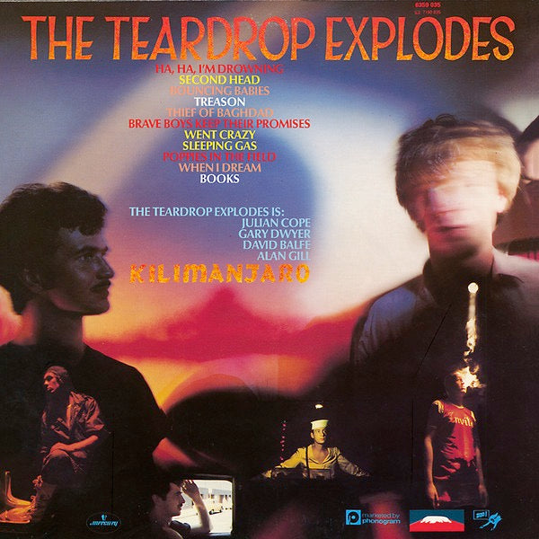 Image of Back Cover of LP - VG+/VG+ - THE TEARDROP EXPLODES, Kilimanjaro (Mercury; 6359 035, UK 1980, Band Picture Sleeve, Repress. Blue Mercury Labels.), ,  - 3826097E