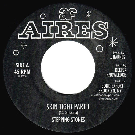 Image of Front Cover of 7" - /VG+ - STEPPING STONES, Skin Tight (Aires; DKR-222, US 2021 Reissue), EX,  - 1116110C
