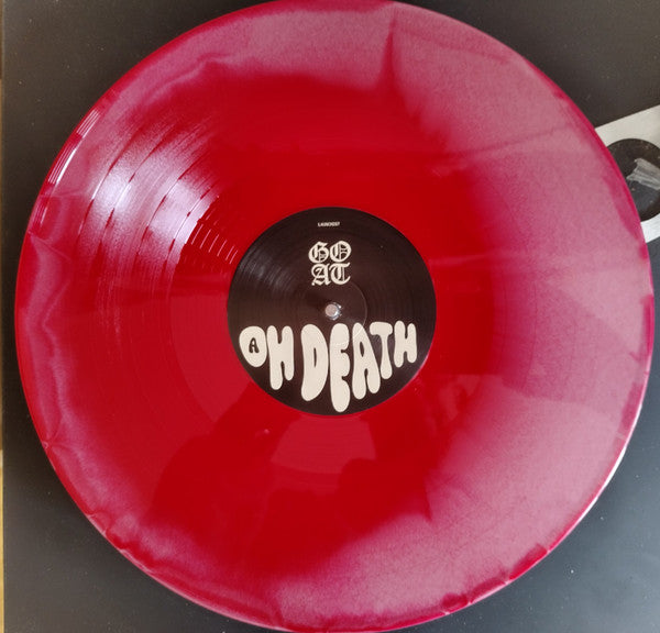 Image of Label of 2854054S: LP - GOAT, Oh Death (Rocket; LAUNCH287S, Europe 2022, Gatefold, Cloudberry Swirl Vinyl With Download)   NEW/NEW