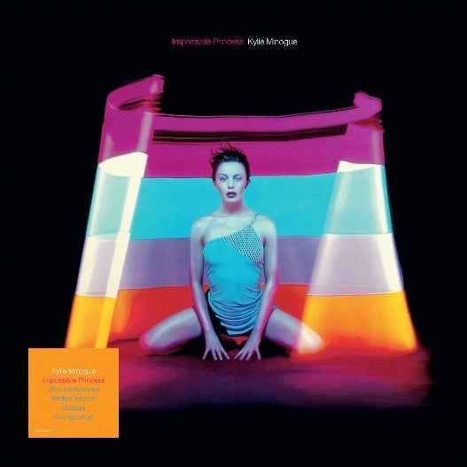 Image of Front Cover of 4232073E: LP - KYLIE MINOGUE, Impossible Princess (BMG; BMGCAT586OLP, Europe 2022 Reissue, Inner, Orange Opaque Vinyl.)   NEW/NEW