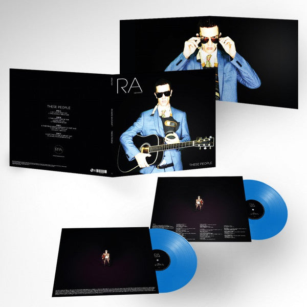 Image of Back Cover of 0225250E: 2xLP - RICHARD ASHCROFT, These People (Righteous Phonographic Association; RPALP001, UK 2016, Gatefold, 2 Inners, Blue Vinyl. 180 Gram) Stickered Sleeve  VG+/EX