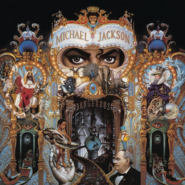 Image of Front Cover of 2xLP - VG+/VG+ - MICHAEL JACKSON, Dangerous (Epic; 88875120931, Europe 2018 Reissue, 2 Inners, 180g), Still In Opened Shrinkwrap,  - 3416016C