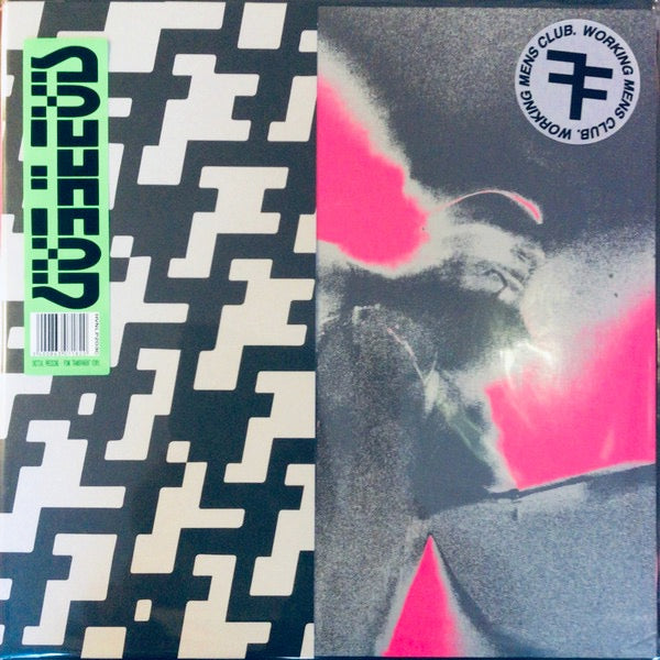 Image of Front Cover of 4625180E: LP - WORKING MEN'S CLUB, Fear Fear (Heavenly; HVNLP203C, Europe 2022, Inner, Poster, Pink Vinyl With OBI) Stickered Plastic Outer Sleeve  EX/EX