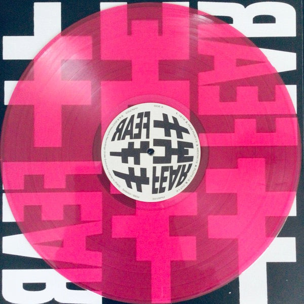Image of Label Cover of 4625180E: LP - WORKING MEN'S CLUB, Fear Fear (Heavenly; HVNLP203C, Europe 2022, Inner, Poster, Pink Vinyl With OBI) Stickered Plastic Outer Sleeve  EX/EX