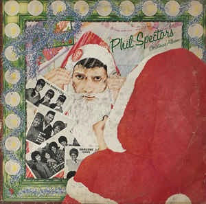 Image of Front Cover of LP - G+/VG - VARIOUS, Phil Spector's Christmas Album (WB; K59010, UK 1978 Reissue, Picture Sleeve, Poster, Blue Vinyl), Disc is slightly dished. Seam splitting, edge wear, craesing.,  - 1846357S